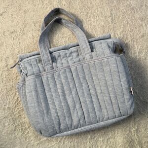 Zara Quilted Baby Diaper Bag + Changing Pad